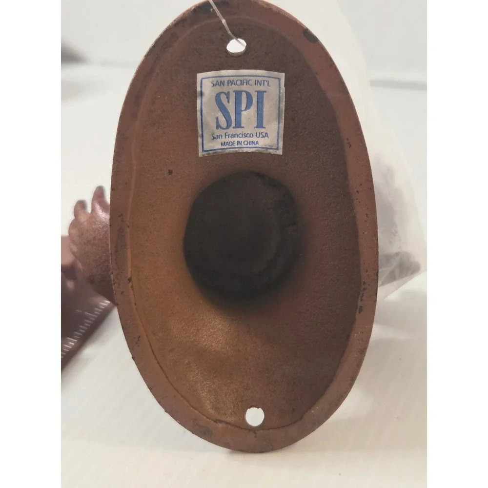 SPI Moose Wall Hook Cast Metal Rustic Cabin Lodge Hunting Decor Coat Hat